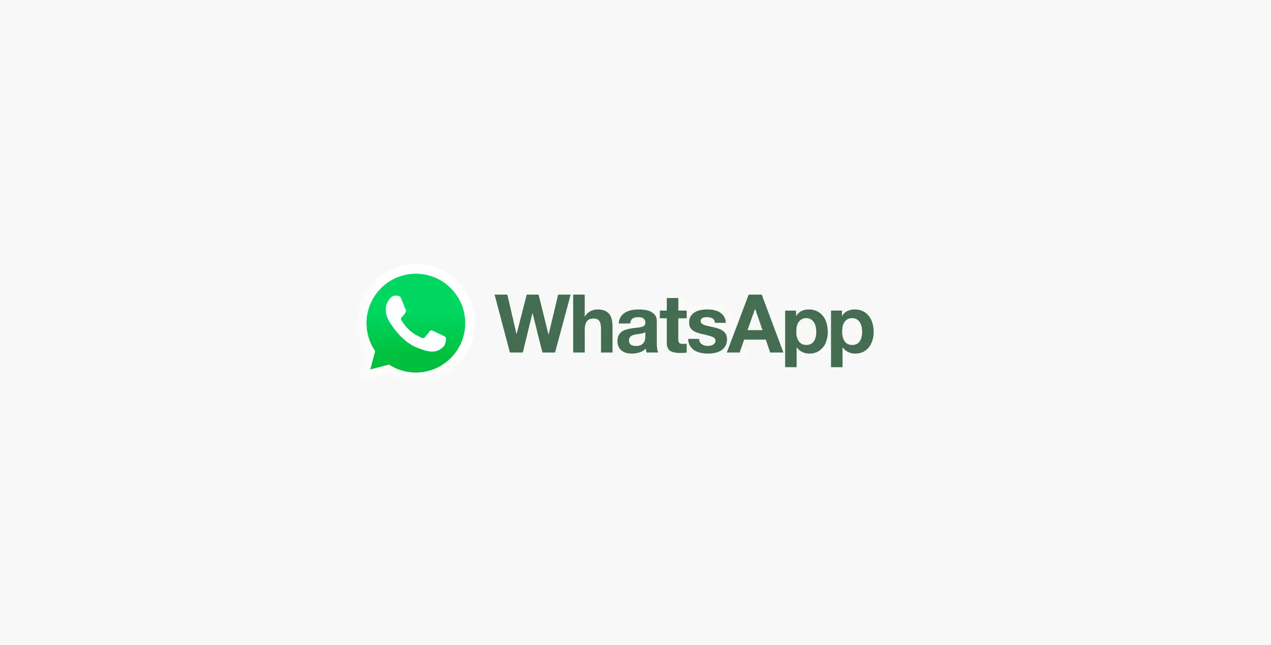a green whatsapp logo on a white background